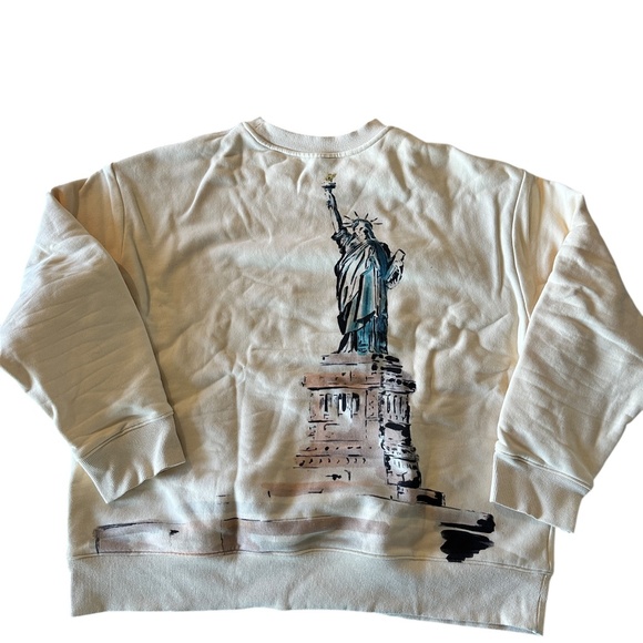 Krost x Barney's New York Embroidered Graphic Fleece – XL (Cream) - Picture 2 of 6